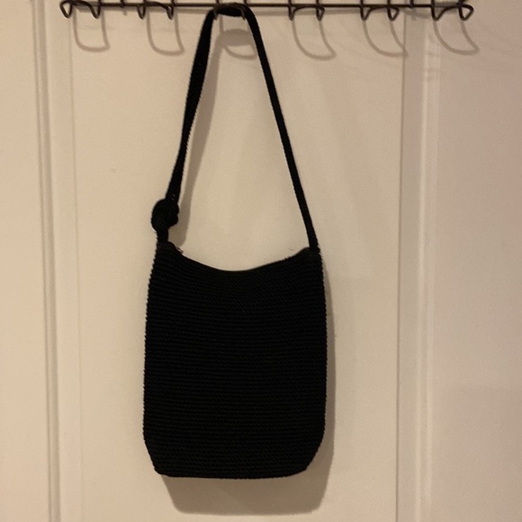 The Sak Handbags - The Sak Black Crocheted Shoulder Bag, Boho, Gently Used Condition, nice size